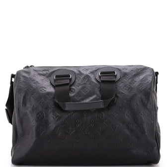 Louis Vuitton Speedy Bandouliere Bag Monogram Shadow Leather 40