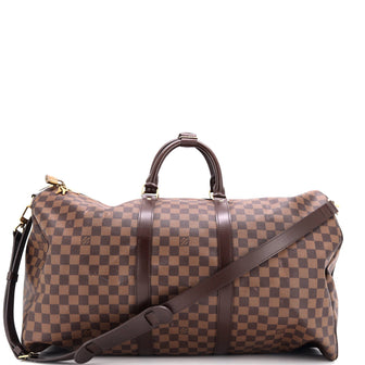 Louis Vuitton Keepall Bandouliere Bag Damier 55