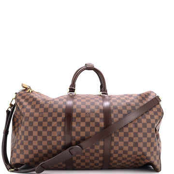 Louis Vuitton Keepall Bandouliere Bag Damier 55