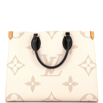 Louis Vuitton OnTheGo Tote Monogram Dune Canvas MM