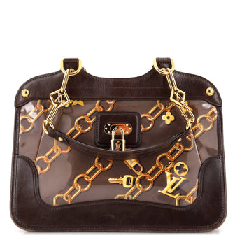 Louis Vuitton Charms Cabas PVC Over Printed Silk