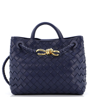 Bottega Veneta Andiamo Top Handle Bag Intrecciato Nappa Small