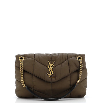 Saint Laurent Loulou Puffer Shoulder Bag Quilted Nylon Small