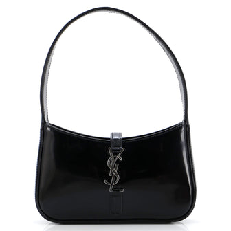 Saint Laurent Le 5 a 7 Hobo Leather Mini