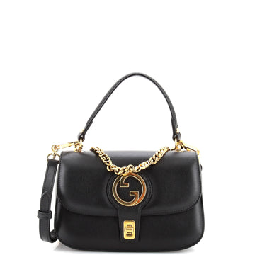 Gucci Blondie NM Chain Top Handle Bag Leather Small