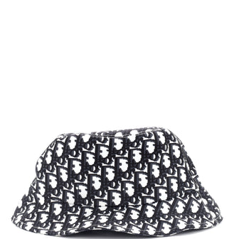 Christian Dior Reversible Small Brim Bucket Hat Check'N'Dior and Oblique Canvas