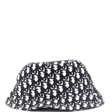 Christian Dior Reversible Small Brim Bucket Hat Check'N'Dior and Oblique Canvas
