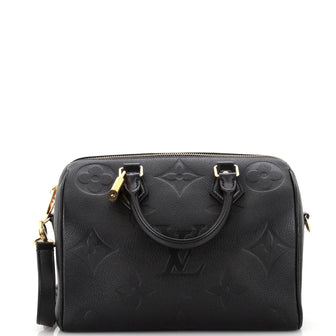 Louis Vuitton Speedy Bandouliere Bag Monogram Empreinte Giant 25
