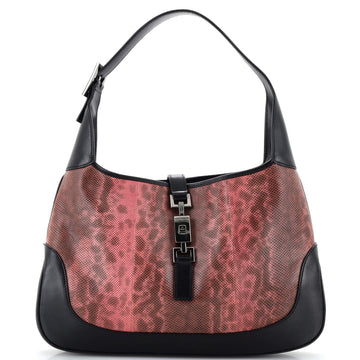 Gucci Vintage Jackie O Hobo Python Medium