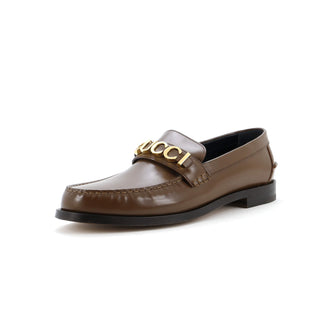 Gucci Men's Cara Logo Loafers Leather