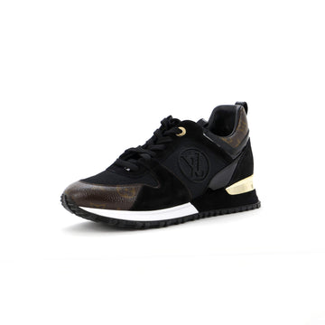 Louis Vuitton Women's Run Away Sneakers Mesh with Monogram Canvas and Suede