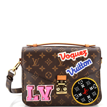 Louis Vuitton Pochette Metis Limited Edition Patches Monogram Canvas