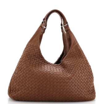 Bottega Veneta Campana Hobo Intrecciato Nappa Small
