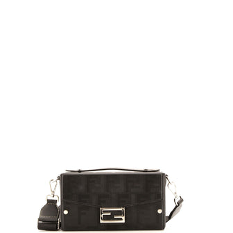 Fendi Baguette Soft Trunk Bag Zucca Leather