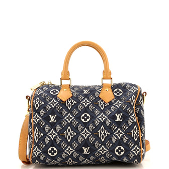 Louis Vuitton Speedy Bandouliere Bag Limited Edition Since 1854 Monogram Jacquard 25