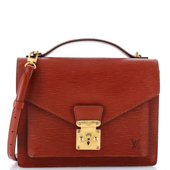 Louis Vuitton Monceau Handbag Epi Leather