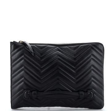 Gucci GG Marmont Portfolio Clutch Matelasse Leather