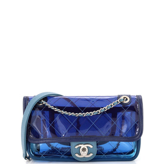 Chanel Coco Splash Flap Bag Quilted PVC With Lambskin Small