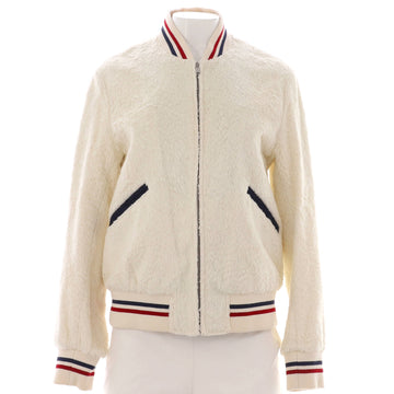 Saint Laurent Women's Teddy Bomber Jacket Cotton