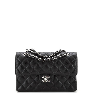 Chanel Classic Double Flap Bag Quilted Caviar Small