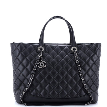 Chanel Easy Shopping Tote Quilted Calfskin Large