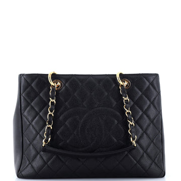 Chanel Grand Shopping Tote Quilted Caviar