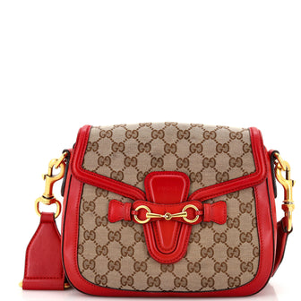 Gucci Lady Web Shoulder Bag GG Canvas Medium