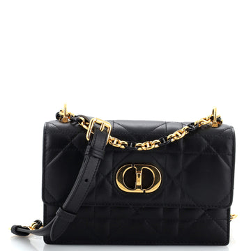 Christian Dior Miss Caro Flap Bag Cannage Quilt Calfskin Mini