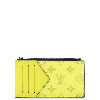 Louis Vuitton Coin Card Holder Monogram Taigarama