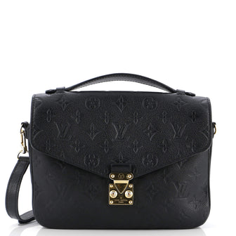 Louis Vuitton Pochette Metis Monogram Empreinte Leather East West