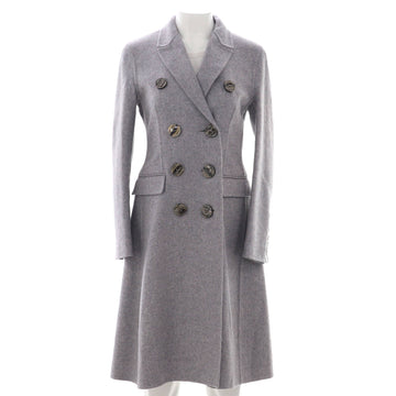 Burberry Women's Double Breasted Long Coat Cashmere