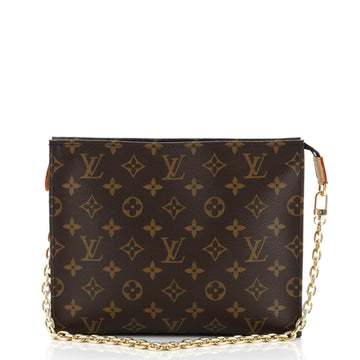 Louis Vuitton Toiletry Pouch on Chain Monogram Canvas