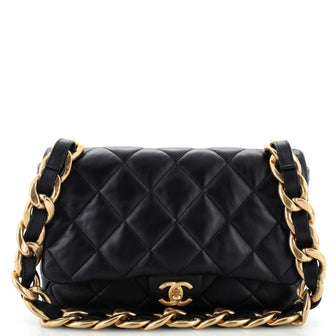 Chanel Funky Town Flap Bag Quilted Lambskin Large