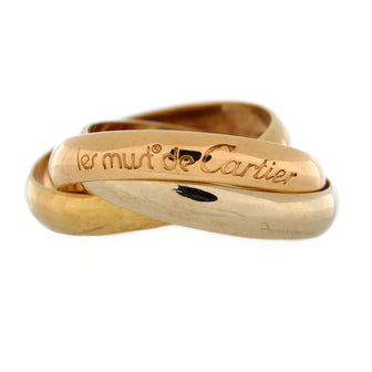 Cartier Trinity Ring 18K Tricolor Gold Medium