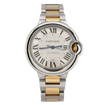 Cartier Ballon Bleu de Cartier Automatic Watch Stainless Steel and Yellow Gold 33
