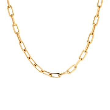 Cartier Santos de Cartier Chain Necklace 18K Yellow Gold