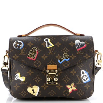Louis Vuitton Pochette Metis Limited Edition Love Lock Monogram Canvas