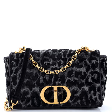 Christian Dior Caro Bag Mizza Embroidered Velvet Medium