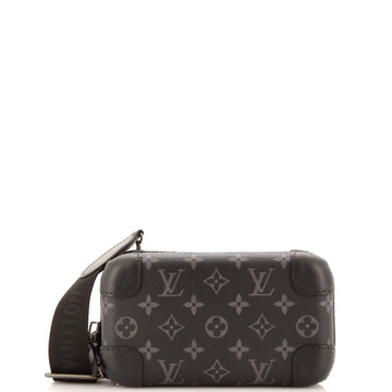 Louis Vuitton Horizon Clutch Monogram Eclipse Canvas