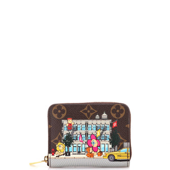Louis Vuitton Zippy Coin Purse Limited Edition Vivienne Xmas Monogram Canvas
