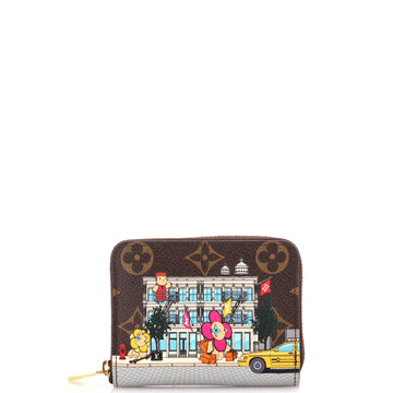 Louis Vuitton Zippy Coin Purse Limited Edition Vivienne Xmas Monogram Canvas