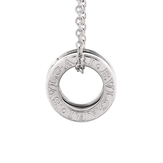 B.Zero1 Pendant Necklace 18K White Gold