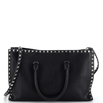 Valentino Garavani Rockstud Convertible Tote Leather Medium
