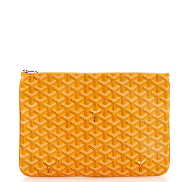 Goyard Senat Zip Pouch Coated Canvas MM