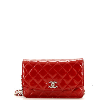 Chanel Brilliant Wallet on Chain Quilted Patent