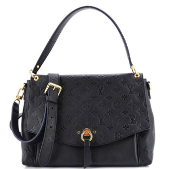 Louis Vuitton Blanche Handbag Monogram Empreinte Leather MM