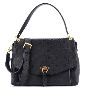 Louis Vuitton Blanche Handbag Monogram Empreinte Leather MM