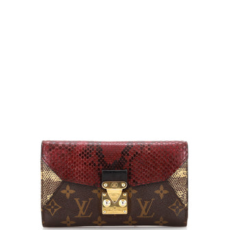 Louis Vuitton Majestueux Wallet Monogram Canvas and Exotics