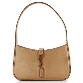 Saint Laurent Le 5 a 7 Hobo Leather Mini