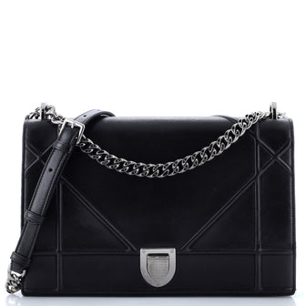 Christian Dior Diorama Flap Bag Calfskin Large